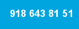 918 643 81 51